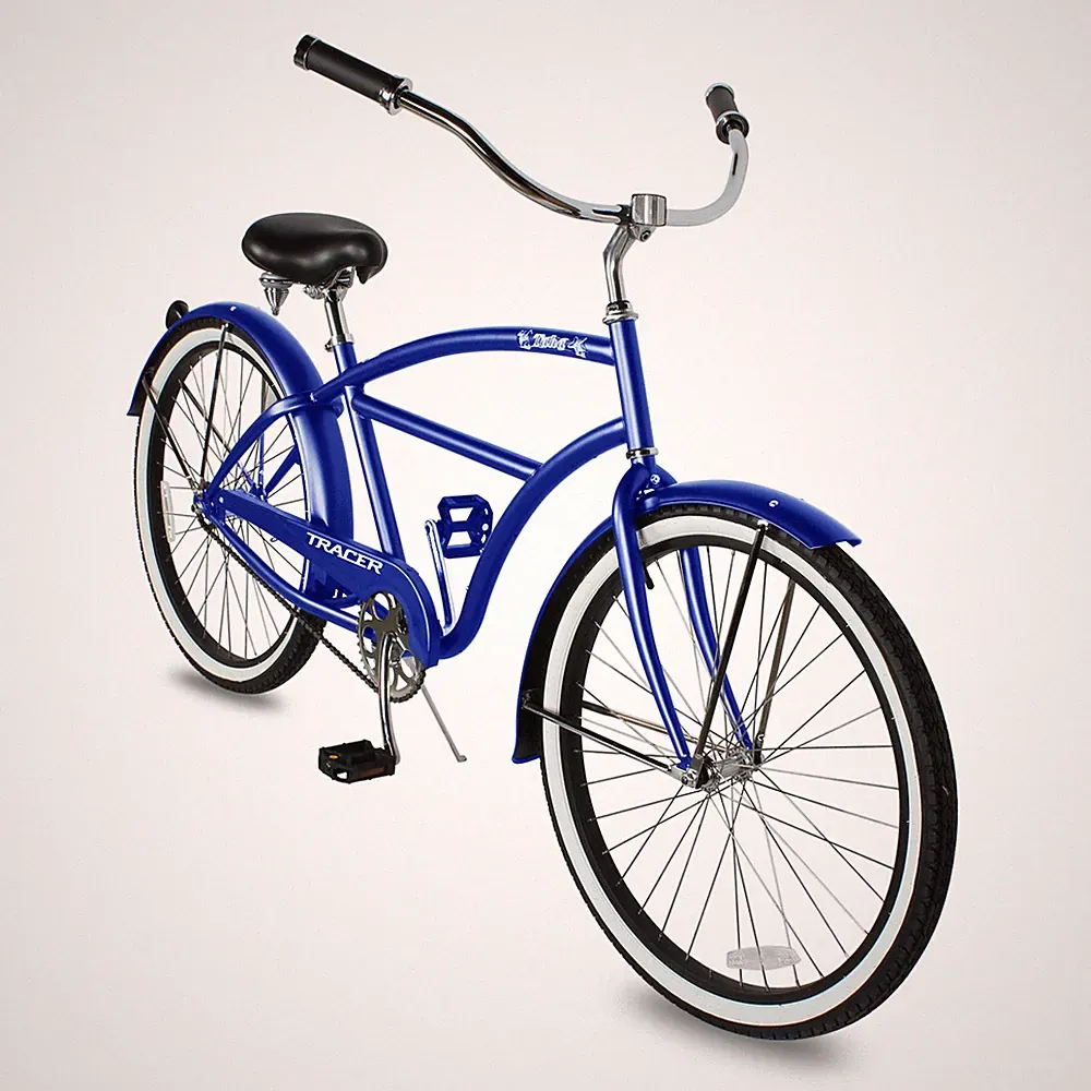 26'' Beach Cruiser Bike For Men Coaster Brake Single Speed Bicycle City Commute