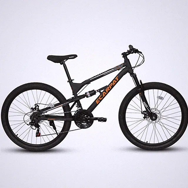 26" Mountain Bike Dual Shock Absorber 21-Speed Dual Disc Brake Steel Frame MTB