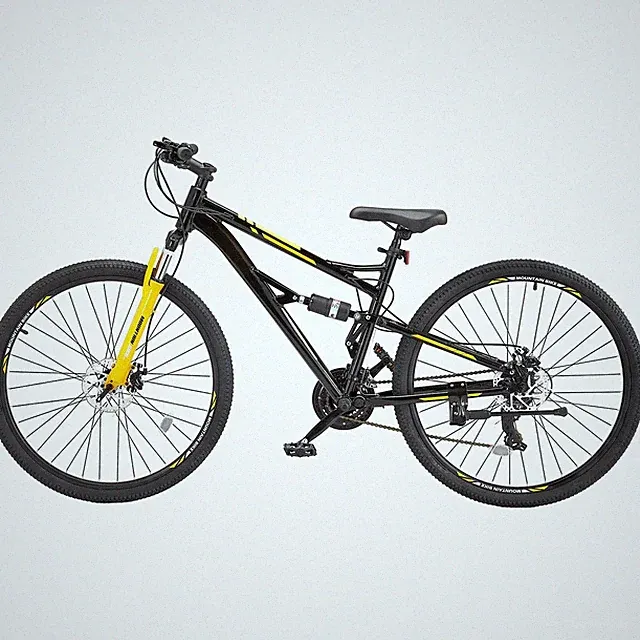 29-Inch Full-Suspension Mountain Bike with Dual Disc Brakes for Trail Riding