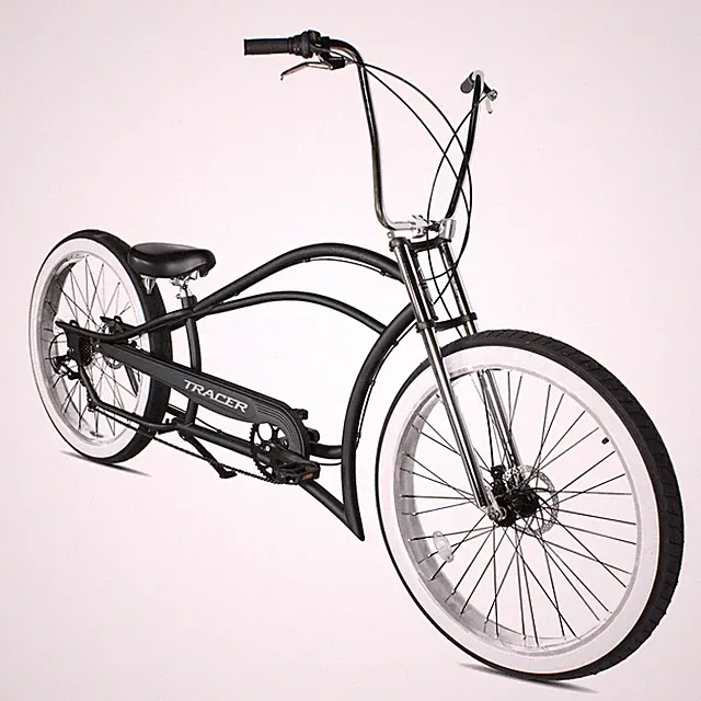 7 Speed Beach Cruiser Stretch Bike for Adults 29" Inch Fat tires F&B Disc Brake