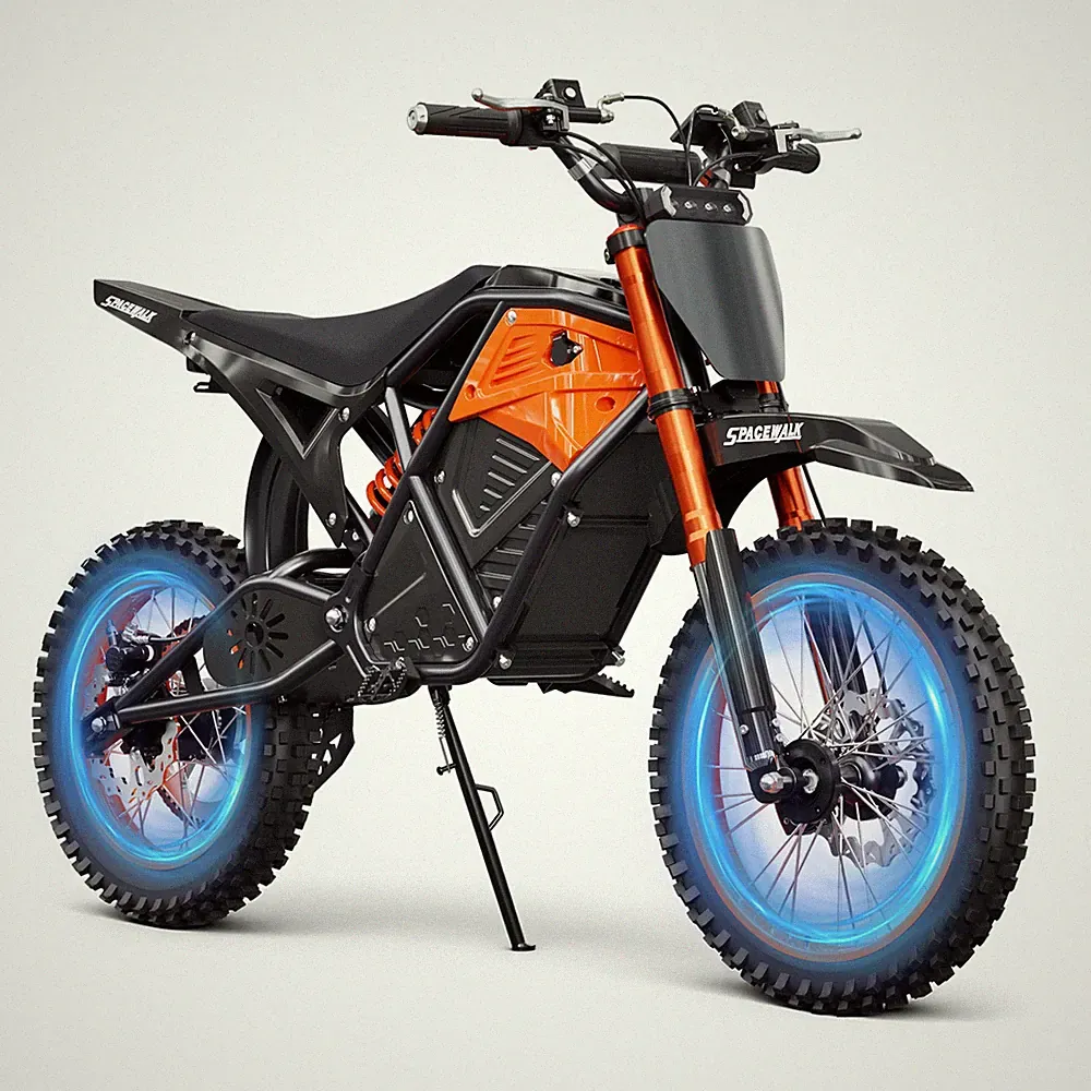 Adult Electric Dirt Bike Mountain Bike with 3000W Brushless Motor 37MPH/48V