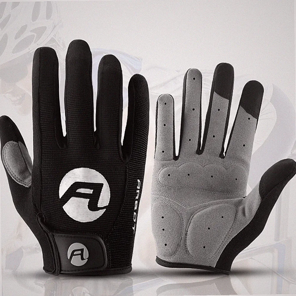 Bicycle Full Finger Bike Cycling Gloves Absorbing Sweat Men Women Riding Gloves