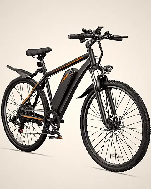 DYU 26" Electric Bike for Adults, 350W 36V,360Wh Removable Battery,7-Speed