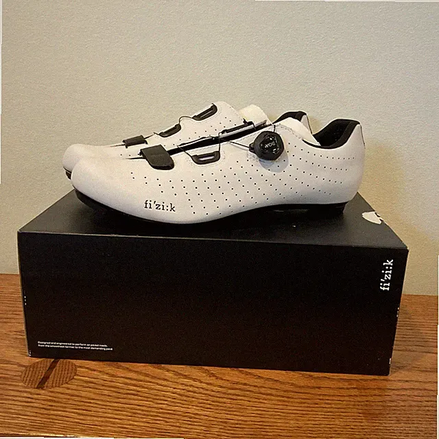 Fizik Tempo Overcurve R5 Bike Cycling Shoes White Size US 11.5 |EU 45.5| Boa Tie