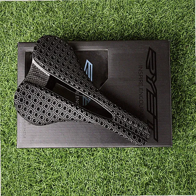 Full Carbon 3D Printed Bike Saddle 240x140mm Road MTB Gravel Bicycle Seat 7x9mm