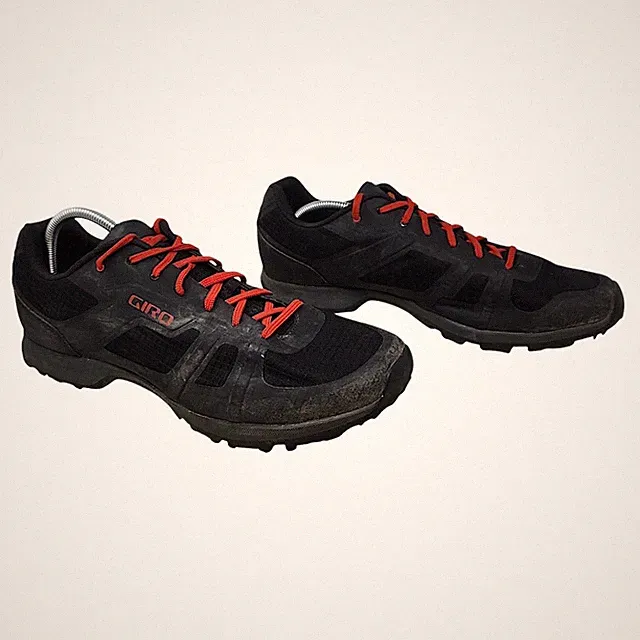 Giro Gauge Cycling Shoe 13.5 48 Men Black Red MTB Gravel SPD Mountain Bike Cleat