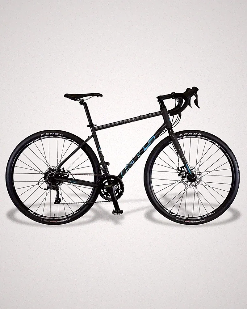 KHS GRIT 55 2025 Gravel Bike 2×8 Shimano Claris Cable Disc 700×40c Medium
