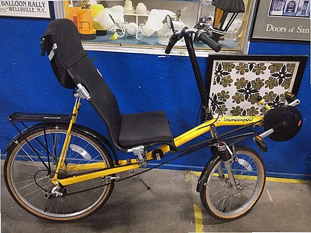 Lightning Thunderbolt recumbent bike