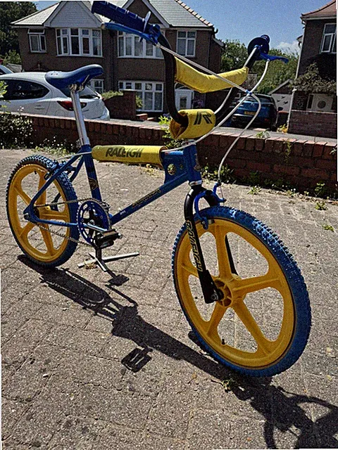 Mk1 Raleigh Tuff Burner 82/83 great condition. Wall art for man cave.