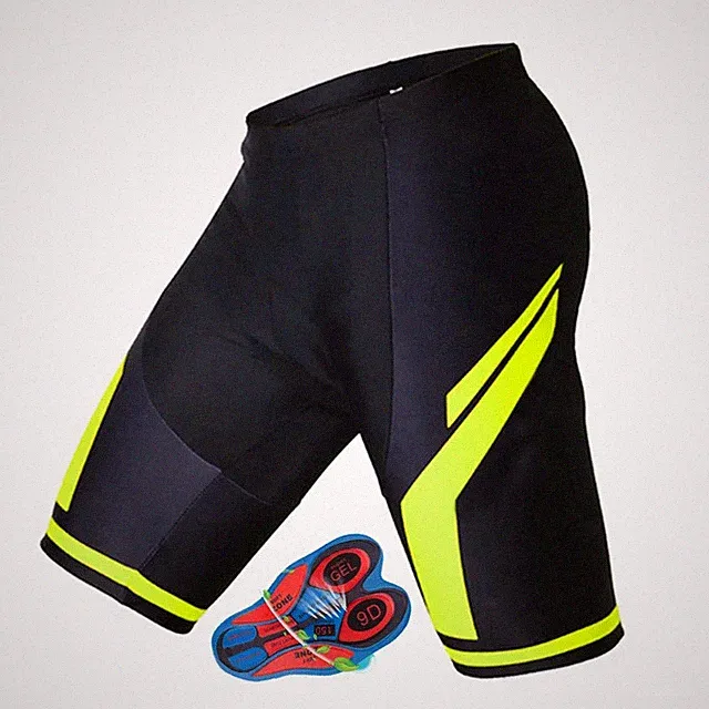 New Men Cycling Shorts Summer Cycling 9D Padded Shorts Bicycle Short Tights Pant