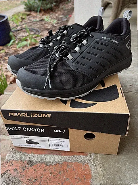 NEW Pearl Izumi Mens 10.5 X-Alp Canyon MTB Mountain Bike Cycling Shoes EU 45