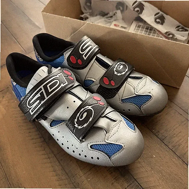 Sidi Mountain Bike Cycling Shoes Men’s size 39 W US 6 EUC Gray Blue