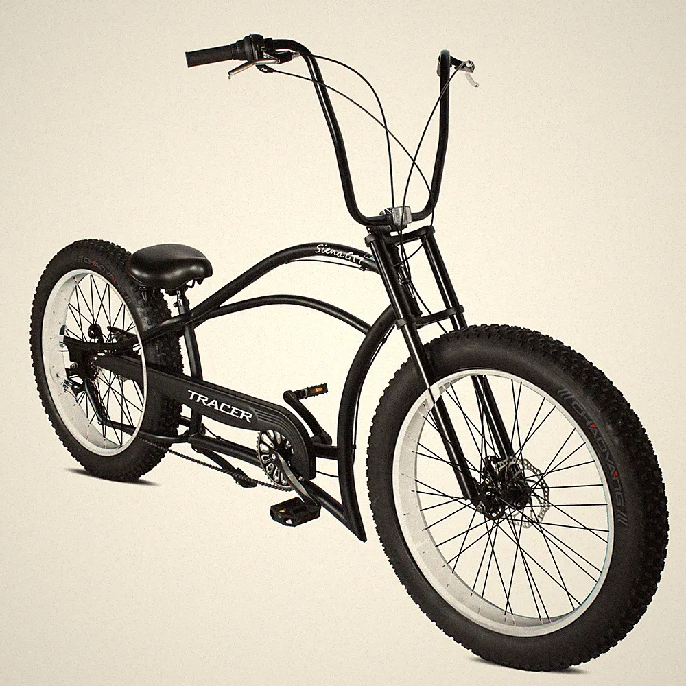 Tracer 26'' Cruiser Bicycle for Adults 7 Speed Stretch Bike Hi-rise Handlebar