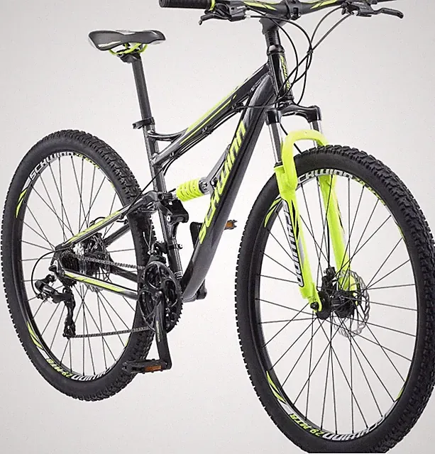 Traxion Mountain Bike for Adult Men Women, 29-Inch Wheels, Full Suspension, 24-S