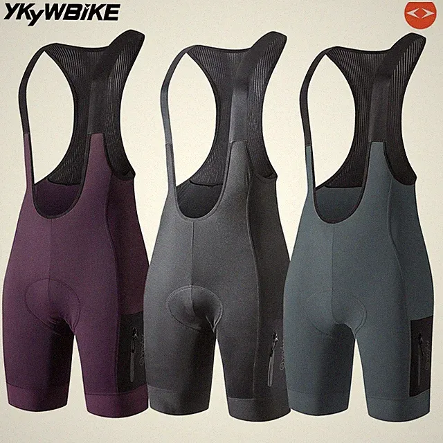 YKYWBIKE Men Cycling Bib Short 7 Hours Riding Road Bike Shorts 4 pockets Summer