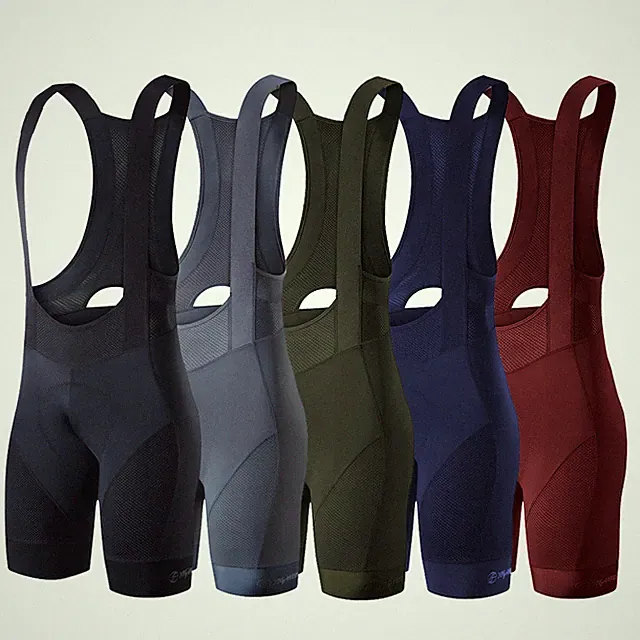 YKYWBIKE Men Cycling Bib Shorts Breathable Bicycle Tights Shorts Racing Summer